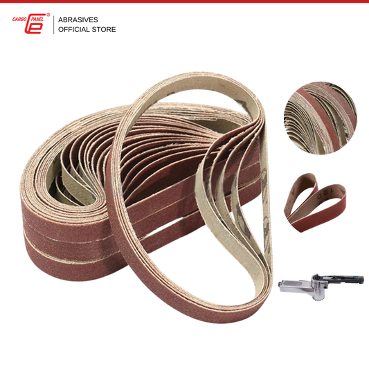 Carbo panel 10mm X 330MM  (3/8" x 13") (10pcs) Pneumatic Air Sander Sanding Belt Kertas Pasir