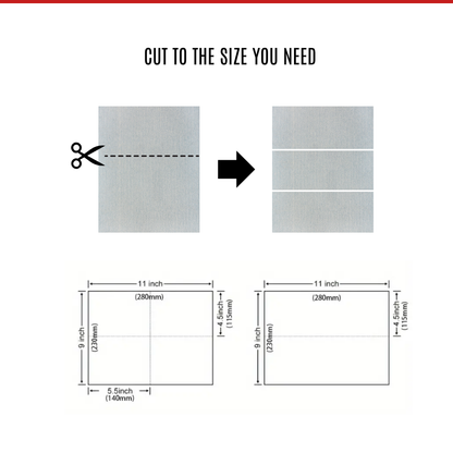 Carbo Panel 9"x11" Premium Quality Sandpaper Sheet (100 pcs)