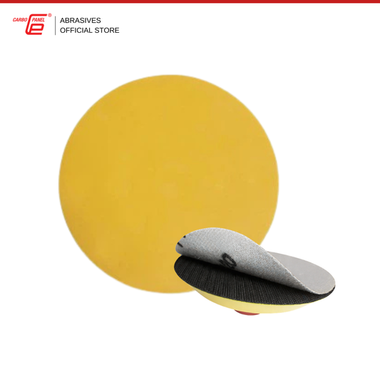 Carbo Panel 5" inch Hook & Loop Gold disc (Velcro)