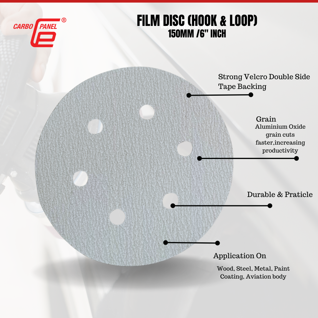 Carbo Panel 5" inch Film Disc (Velcro)