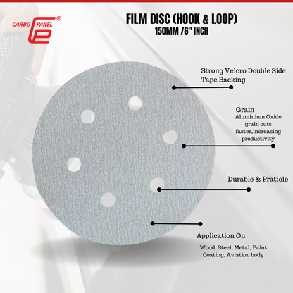 Carbo Panel 5" inch Film Disc (Velcro)