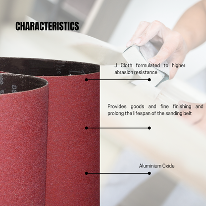 CARBO PANEL 100mm × 50m Width Emery Cloth Roll Soft Type