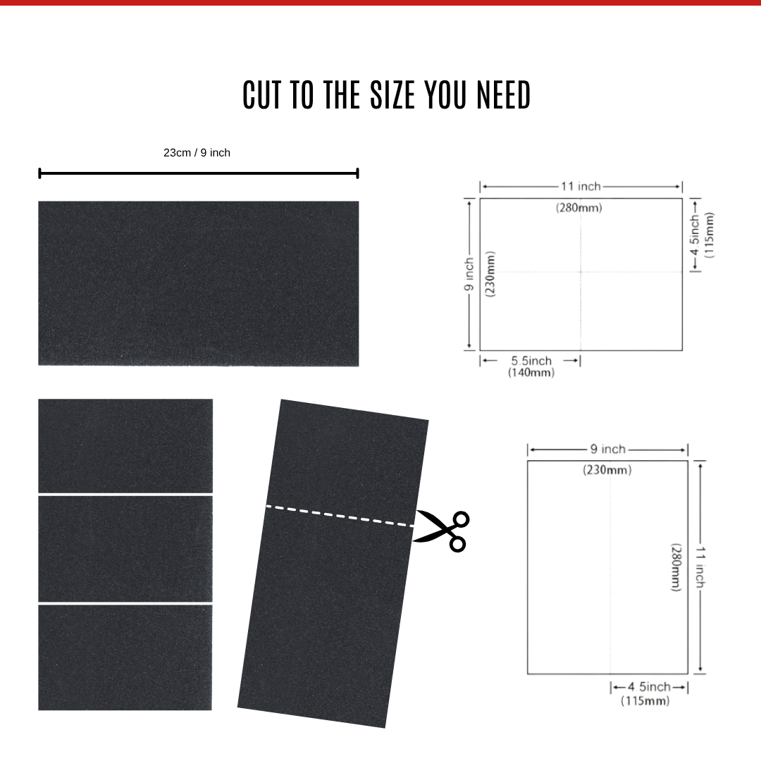 CARBO PANEL 9 x 11  Wet & Dry Paper Sheet