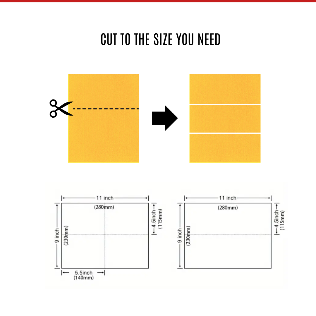 Carbo Panel 9"x11" Gold Paper Sheet (100 pcs)