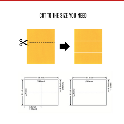 Carbo Panel 9"x11" Gold Paper Sheet (100 pcs)